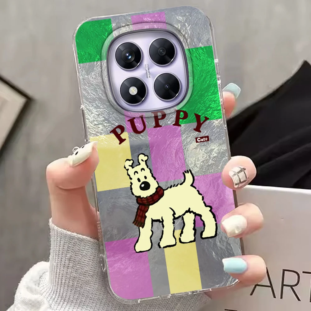 Funda de teléfono con diseño de cachorro y grafiti colorido para Xiaomi Redmi Note 15 14 13 12 11 11S 10 10S 9 Pro 9A 13C 14C A3 A3X 9C A1 A2 - imagen 5