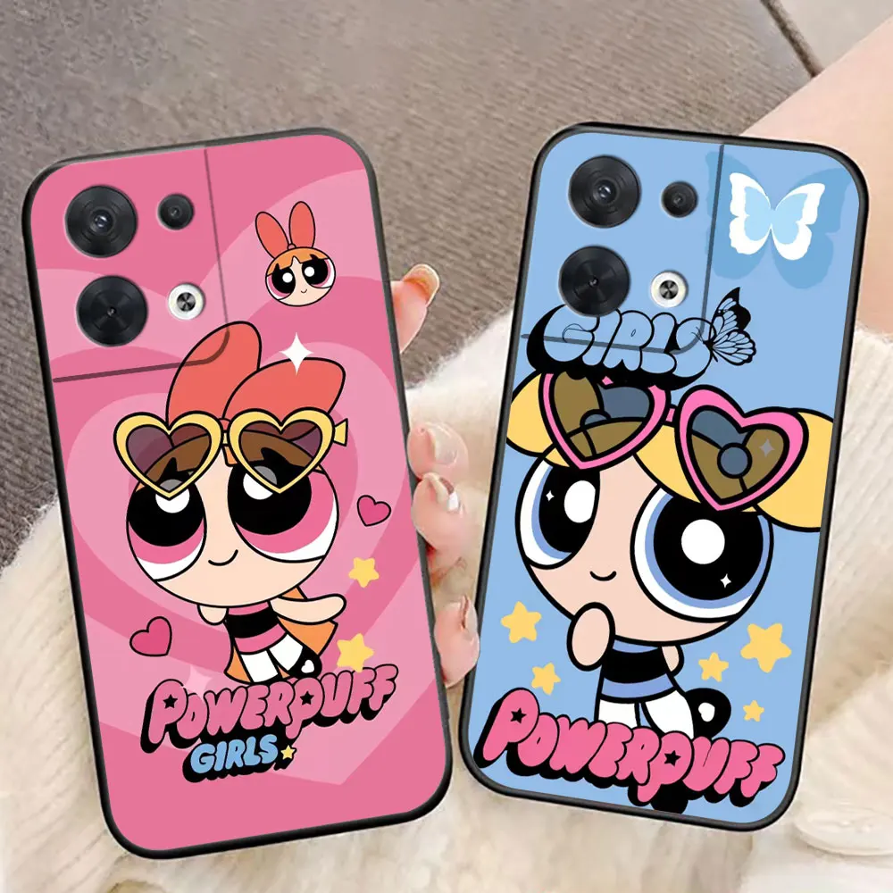 Funda de teléfono con foto personalizada de dibujos animados The P-Powerpuff Girls para OPPO RENO 13 13F 12 11 11F 10 8 8T 7 7Z 6 6Z 5 5F 4F 4 LITE F29 - imagen 3