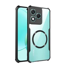 Honor 400 Lite - Funda rígida transparente magnética