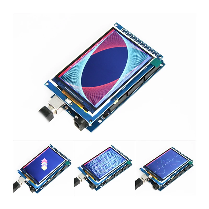 Módulo de pantalla táctil LCD TFT de 3,5 pulgadas, 480x320, pantalla LCD ILI9486 para placa Arduino UNO MEGA2560 con/sin Panel táctil - imagen 4