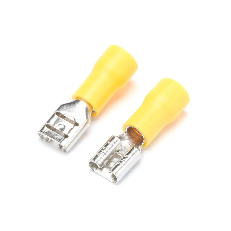 10 Uds. Terminal de engarzado macho hembra 6,3mm conector de Cable de pala aislado enchufe de Cable de cableado eléctrico MDD2-250 MDD5 FDD1.25-250 - imagen 4