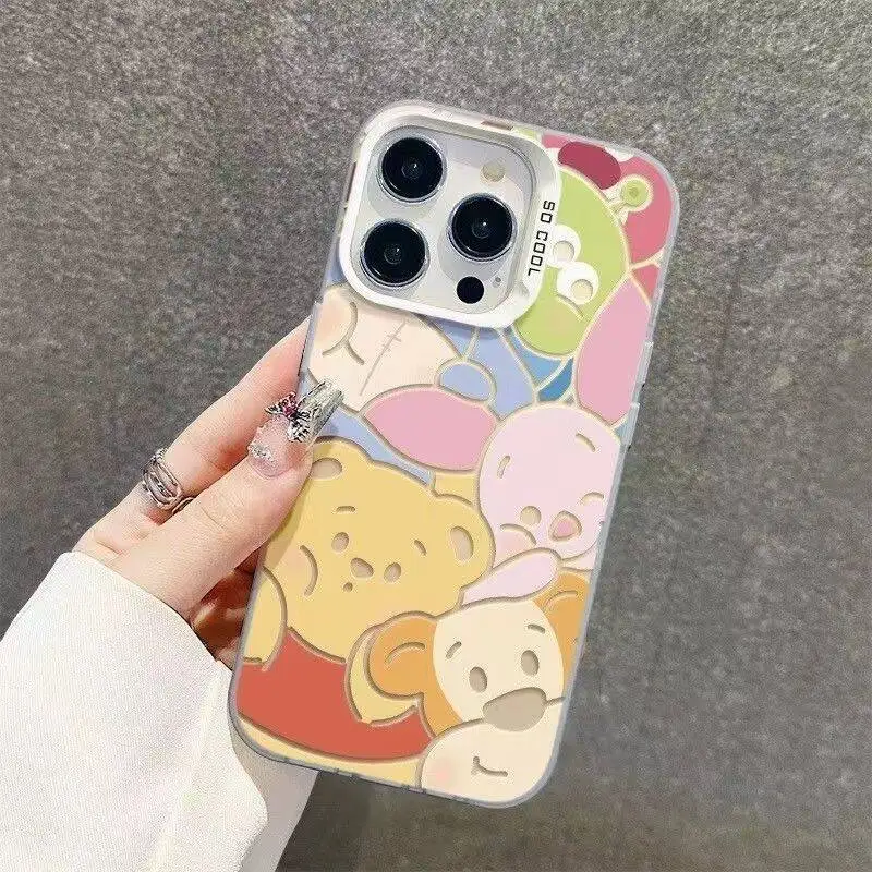 Funda de Disney Winnie Pooh para VIVO, Y22S, Y17S, Y22, Y21, 2021, Y21S, Y33S, Y27, Y16, Y20, Y15A, Y15S, Y01, Y50, V29, V23, V25, V27E, V23E - imagen 4