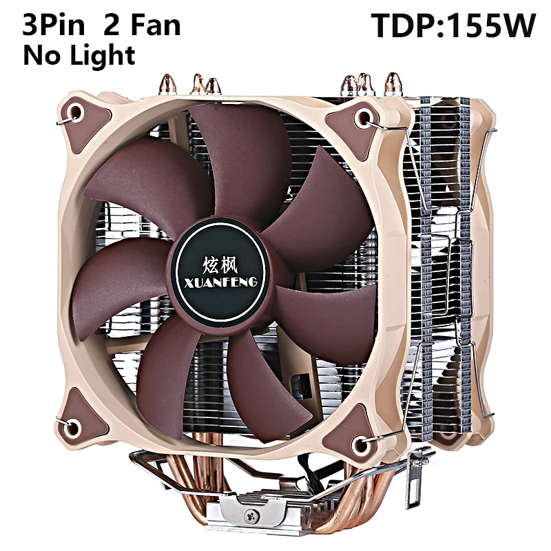4 Heat-pipe 3P 2 Fan