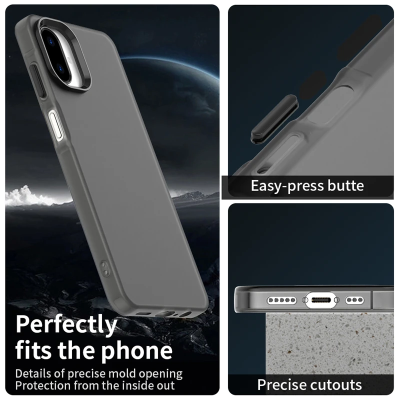 Funda transparente esmerilada para Samsung Galaxy A07, funda de silicona mate Simple de TPU, funda protectora para Galaxy A07, funda Samsung A07 - imagen 2