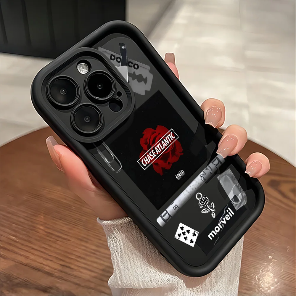 Funda de teléfono Chases Atlantics con banda de moda para Samsung S25 S24 S23 S22 S21 S20 F06 M16 Note 20 FE Plus Ultra 4G 5G, funda suave de TPU - imagen 2