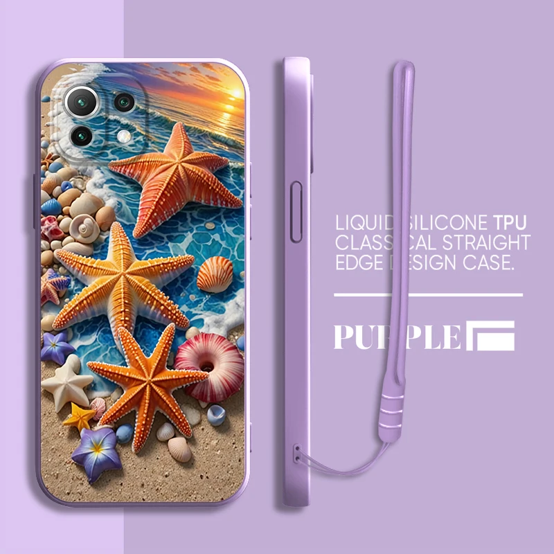 Marinc Life Crabs Lobsters Cool funda de teléfono para Xiaomi Mi 11 12 Lite 10T 11T 12T Pro 13 funda suave - imagen 2