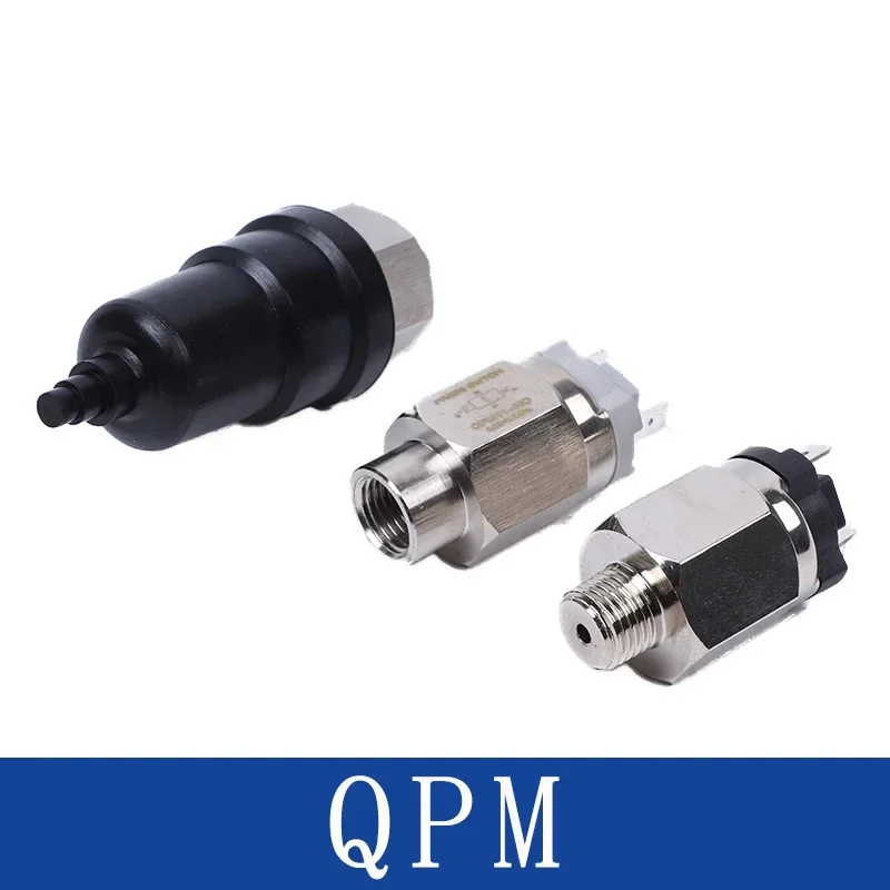 QPM Micro interruptor de presión de aire neumático ajustable para compresor diafragma hidráulico controlador automático QPM11-NO-01 NC - imagen 3