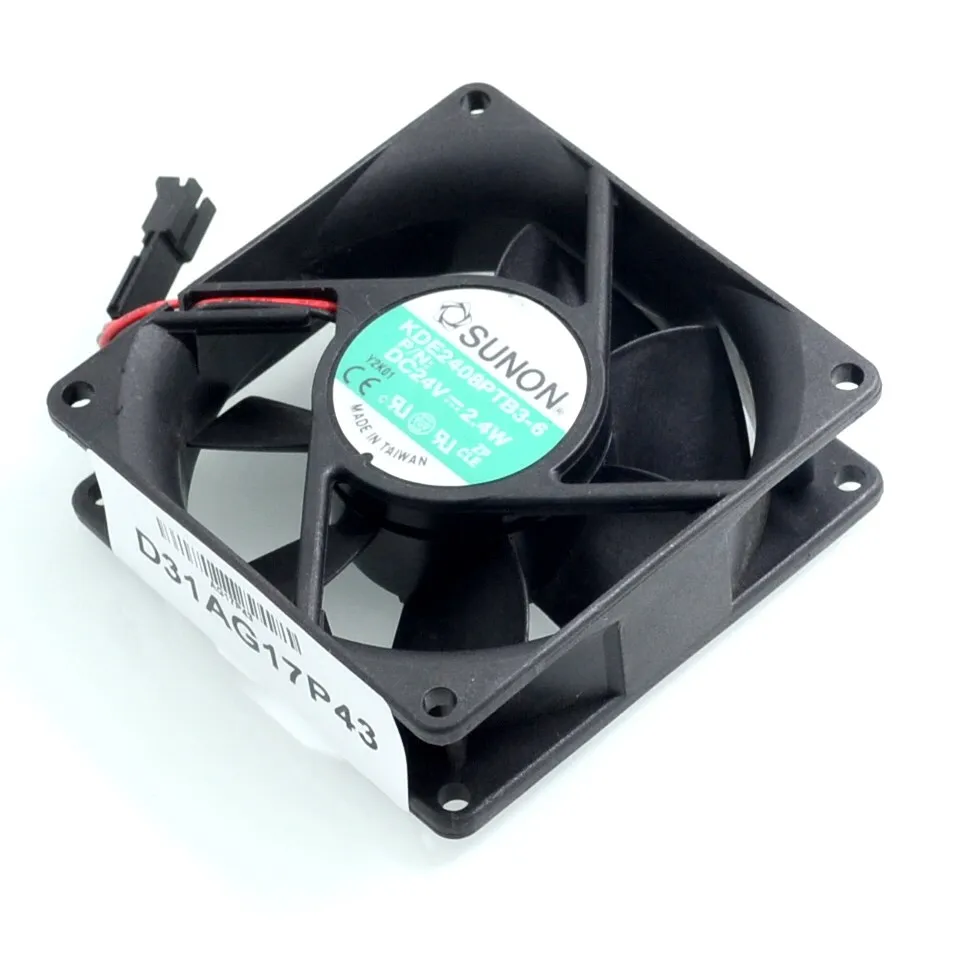 Ventilador de refrigeración axial para Sunon, inversor de servidor, 80x80x25mm, KDE2408PTB3-6, 8025, 24V, 2,4 W, 80mm - imagen 5