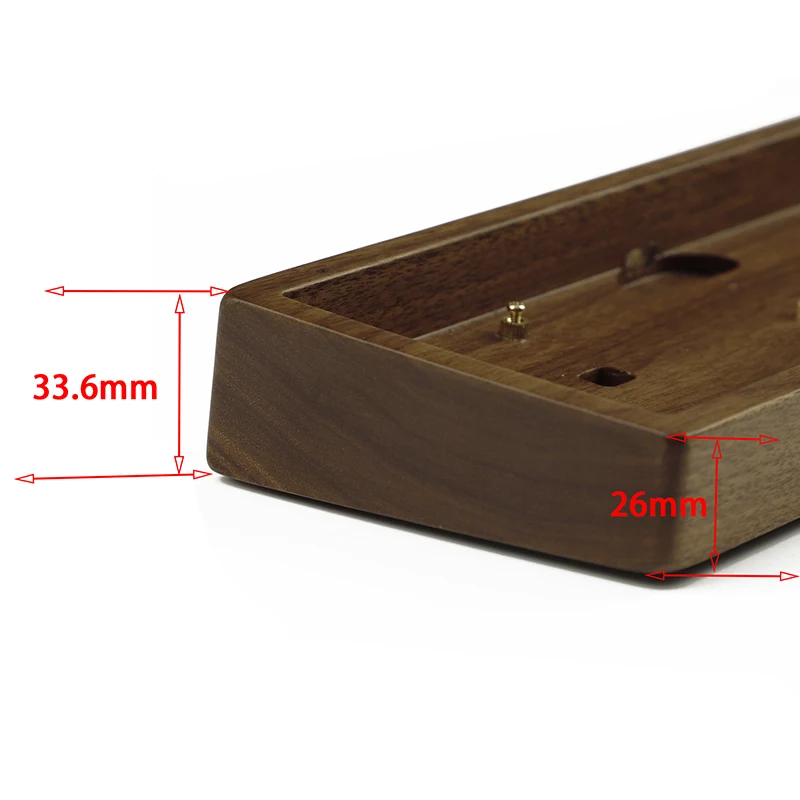 ECHOME-Teclado mecánico de madera 40% con cable tipo C, Junta RGB de intercambio en caliente, Mini Kit de teclado personalizado para Juegos de oficina, compatible con QMK VIA - imagen 4