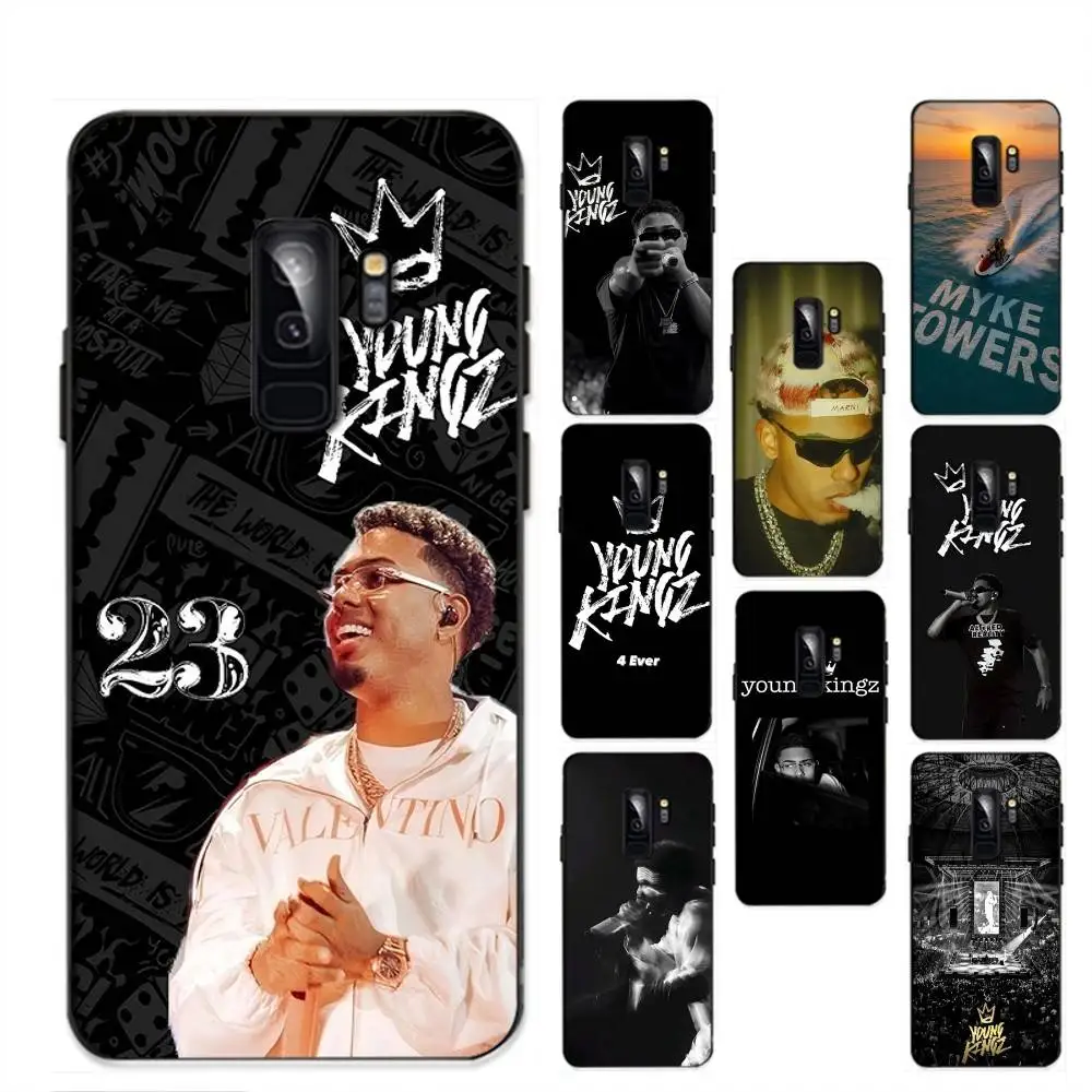 Funda de teléfono Myke Towers Rapper para Samsung S 24 fe 25 Ultra plus 20 lite 21 30 22 23 24 22 Ultra 5G Fundas