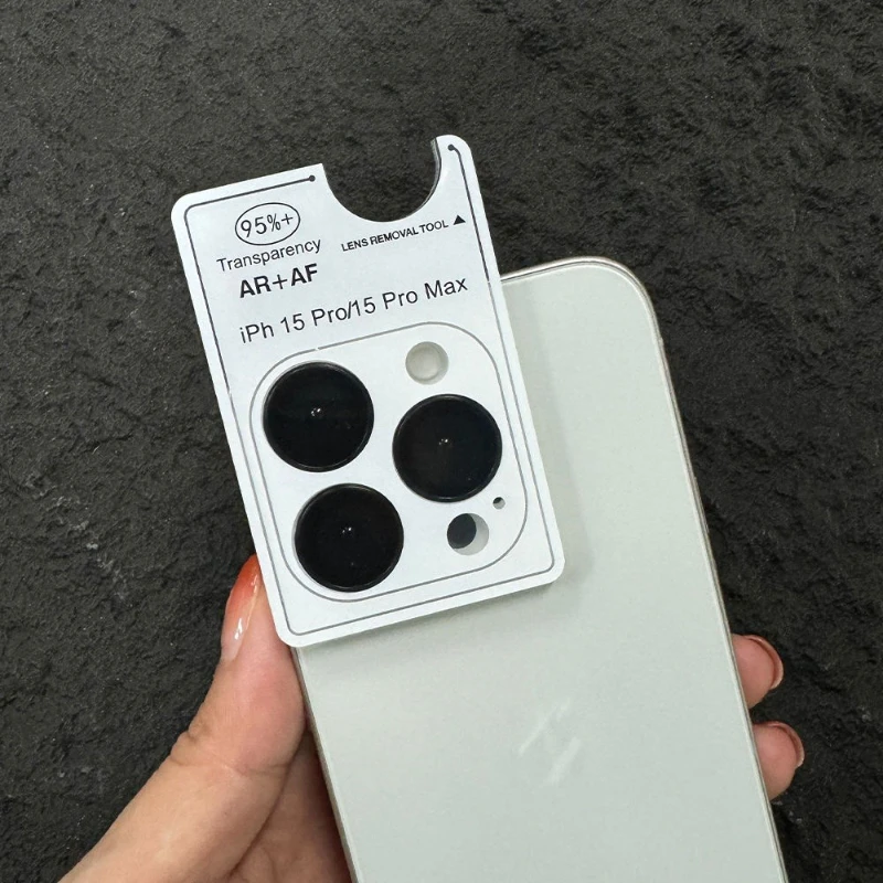 Protector de lente de cámara de cristal con anillo de Metal, 2-3 Uds., para IPhone 16 17 Pro Max Plus 13Mini 16 15Pro para IPhone17 16 ProMax - imagen 5