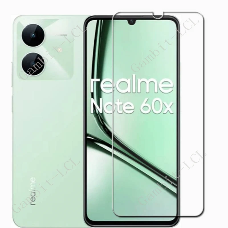 3 uds 9H HD vidrio templado Protector para Realme Note 60x en RealmeNote60x Note60x Note60 60 6,74 "película protectora de pantalla - imagen 2