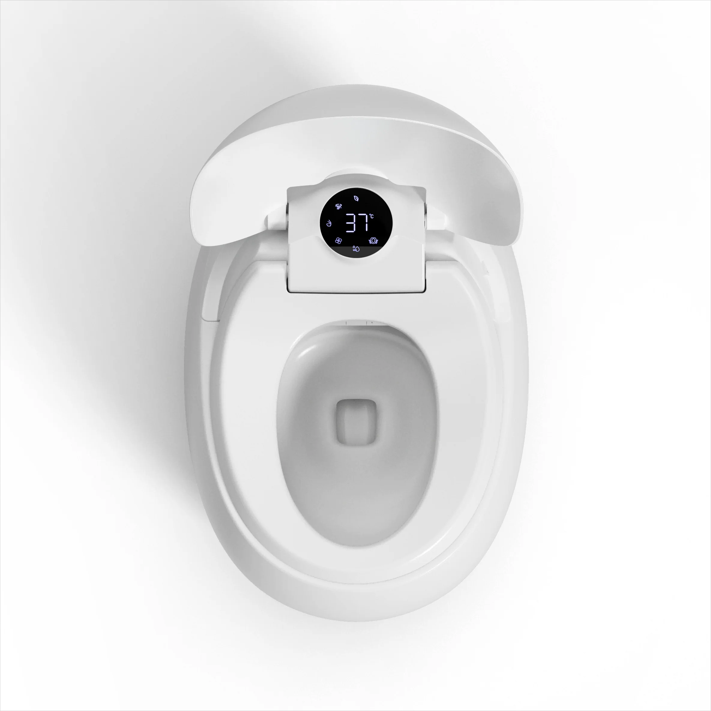 Nuevo diseño de estilo, juego de Wc, baño, WC de lujo, inodoro inteligente con tanque de agua incorporado, inodoro inteligente con forma de huevo - imagen 5