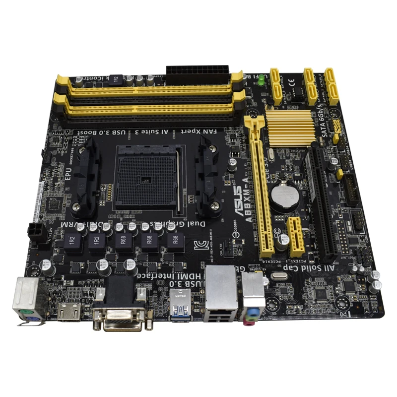 Placa base ASUS A88XM-A FM2/FM2 AMD A88X DDR3 64GB Micro ATX compatible con AMD A10-6700 A4-5300B A10-7800 A8-5500 A8-8650 X4 - imagen 5