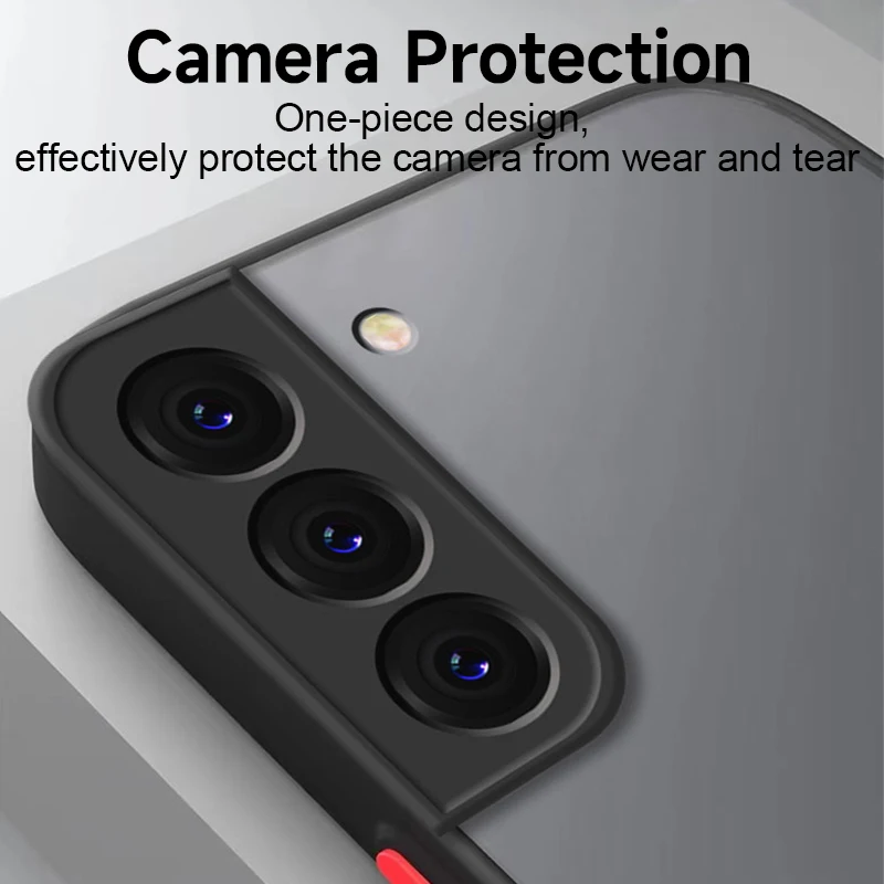 Funda de silicona transparente mate para Samsung Galaxy S25 S24 Ultra Utr S23 S22 S26 Plus S21 S20 FE 5G Funda rígida armadura a prueba de golpes - imagen 2