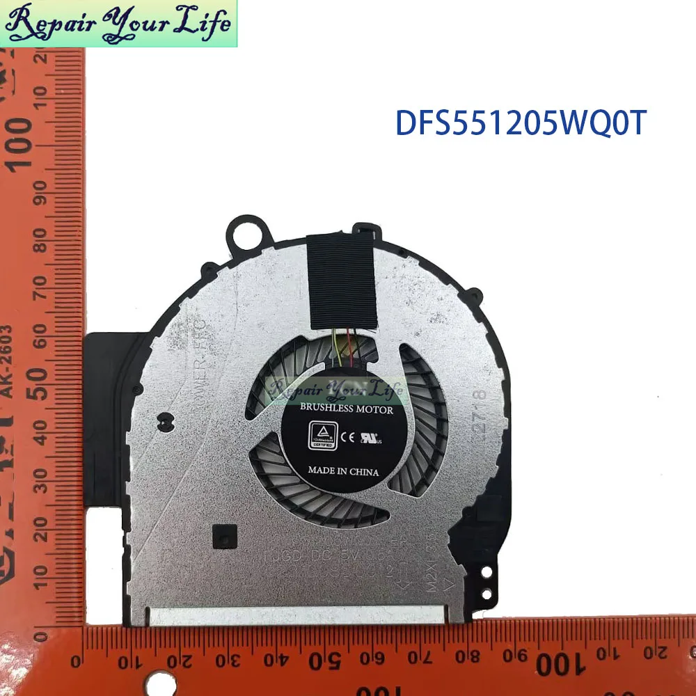 924281 -001 ventilador de refrigeración para CPU de ordenador portátil para HP Pavilion 14-BA 14T-BA 14M-BA TPN-W125 14-BA125CL DFS 551205 WQ0T 023.1008S.0012 - imagen 2