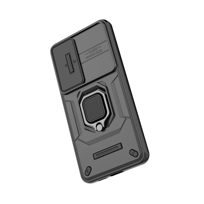 Funda de teléfono con soporte de anillo para Samsung Galaxy S26 Plus 5G, Funda trasera para Samsung Galaxy S26 Edge con ventana corredera чехол - imagen 3