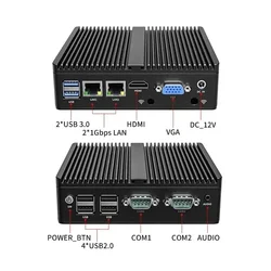 Mini PC Intel N2840 para pfSense con Caja Metálica y VGA HD
