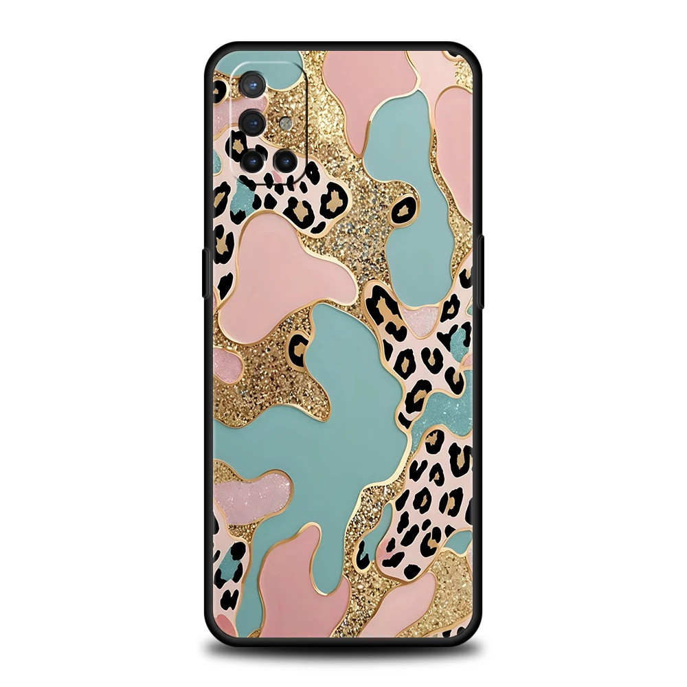 Funda de teléfono para OnePlus 13 12 11 10 9 Pro 9T 13R 12R 10R 9RT 10T 8T 8 Nord 2T CE 2 3 5G N200 N30 funda suave con estampado de leopardo - imagen 2