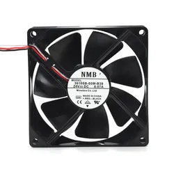 Ventilador NMB 90 mm DC 24 V de 3 cables para inversor