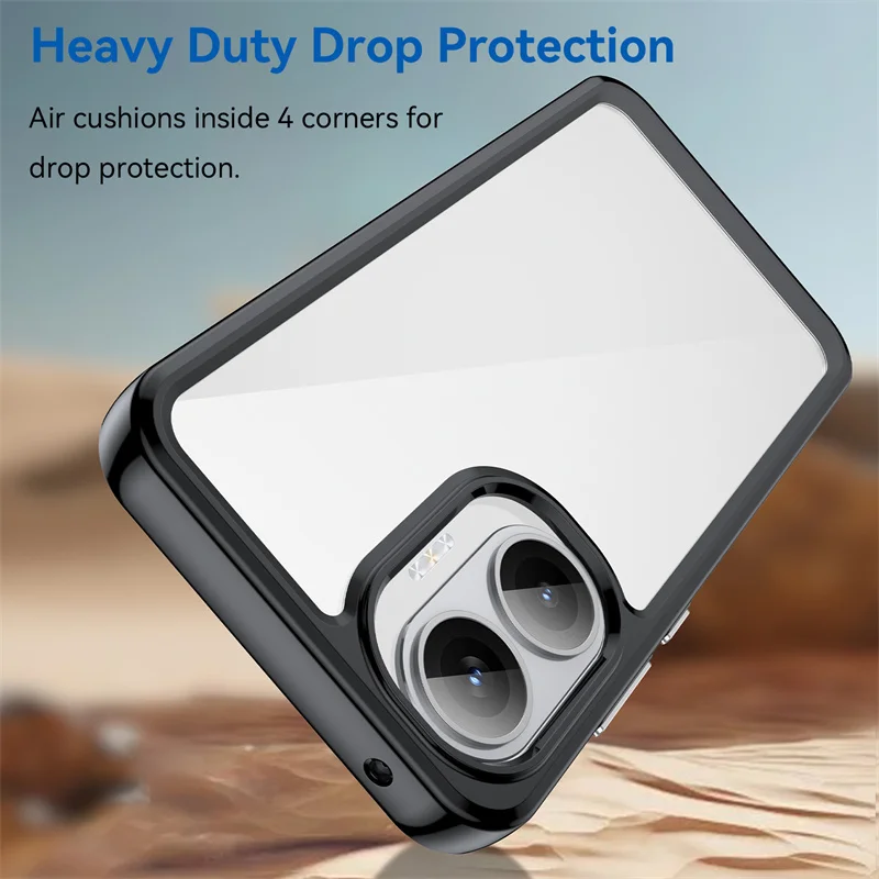 Funda transparente colorida de TPU para Xiaomi Poco F7 5G, funda protectora transparente, Coque Capa - imagen 4