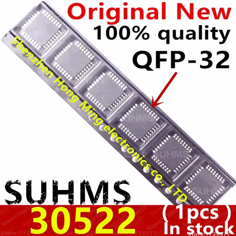 (1 pieza) 100% nuevo conjunto de chips 30522 QFP-32