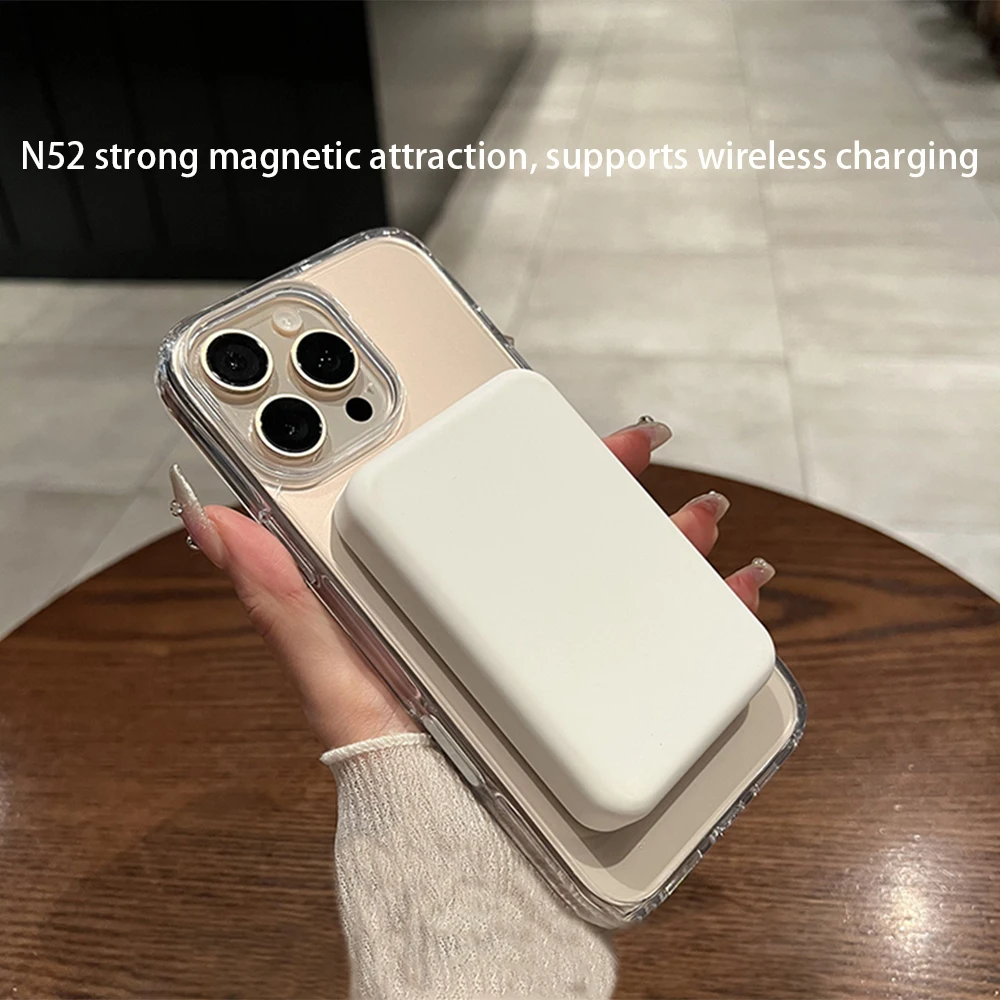 Funda magnética transparente de lujo para MagSafe para iPhone 16 Pro Max 16 Plus, funda con botones táctiles para cámara, funda de carga inalámbrica - imagen 3