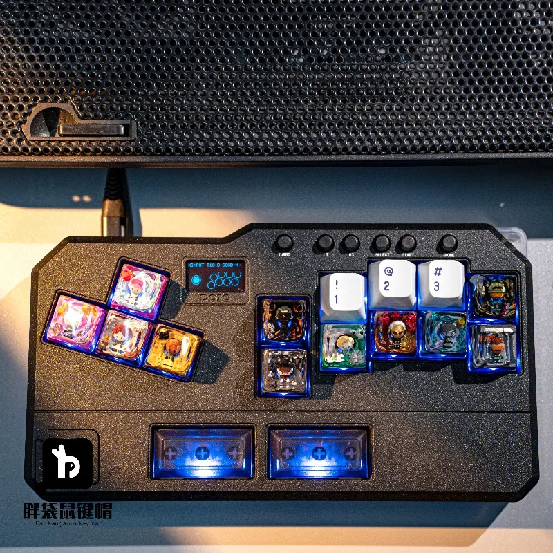 Tapa de tecla Delta Force Point, teclas personalizadas de resina hechas a mano, teclas de teclado con perfil MX Cherry para accesorios de teclado mecánico - imagen 2