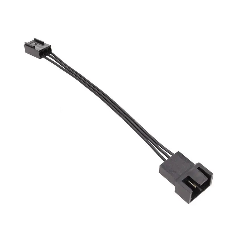 Angitu pequeño Cable adaptador de ventilador de 3 pines a 4 pines CPU 2510 3P a 2540 Cables de conversión de energía de ventilador de 4 pines 10cm