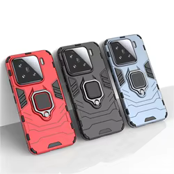 Para Xiaomi 15 5G funda para Xiaomi 15 funda de 6,36 pulgadas armadura anillo de dedo duro a prueba de golpes parachoques protector para Xiaomi 15 Fundas