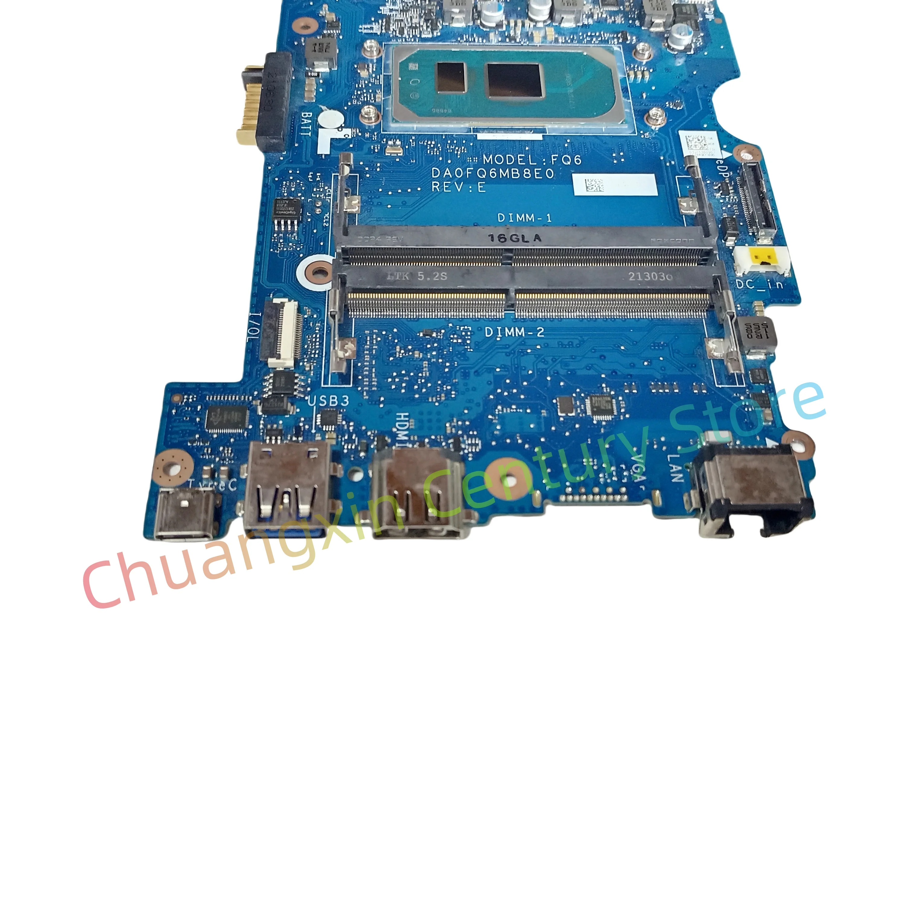 Placa base DA0FQ6MB8E0 para PC portátil Fujitsu Lifebook A3510 con CPU: I3-1005G1 100% prueba con éxito enviada - imagen 3