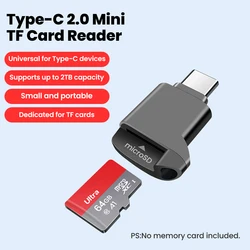 Lector de tarjetas USB-C microSD para iPhone 15, 16 y 17