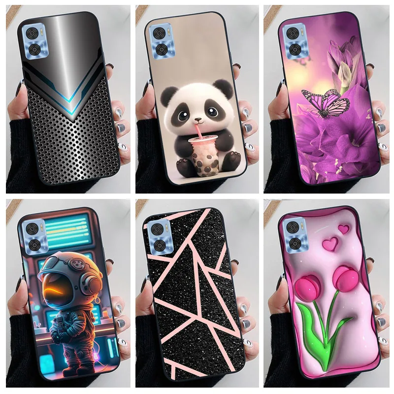 Para Motorola Moto E22 funda Moto E22i funda de teléfono Moto E14 G04S G04 E13 E32 s funda E32s cubierta a prueba de golpes Fundas suaves Coque