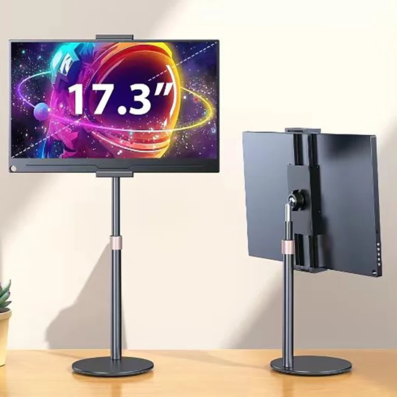 Soporte de Monitor portátil para pantalla de 12-17,3 pulgadas, abrazadera de escritorio expandible ajustable, sin perforación, Vesa, teléfono, portátil, juegos - imagen 2