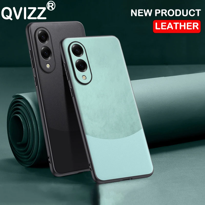 Funda de cuero para Samsung Galaxy S25 Edge Slim 5G patrón de empalme funda de teléfono dura de silicona a prueba de golpes SamsungGalaxyS25EdgeSlim - imagen 2