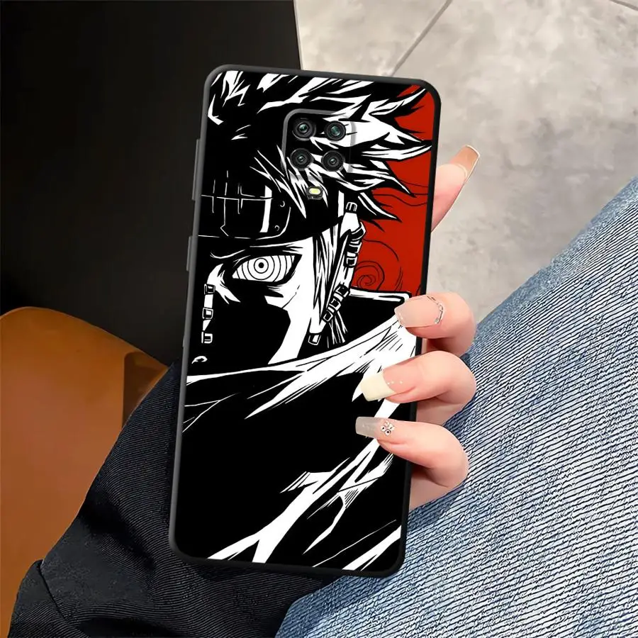 Funda de Anime Cool Pain para Xiaomi Redmi Note 10S 11s 9 10 11 12 Pro 12s 13 14 Pro Plus 7 8 9S funda de teléfono suave negra - imagen 5