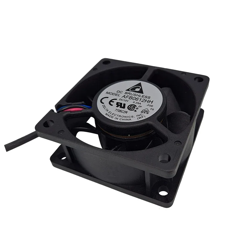 AFB0612HH-F00 12V 0.25A 6025 6cm 60mm delta nuevo ventilador de refrigeración de 3 cables - imagen 2