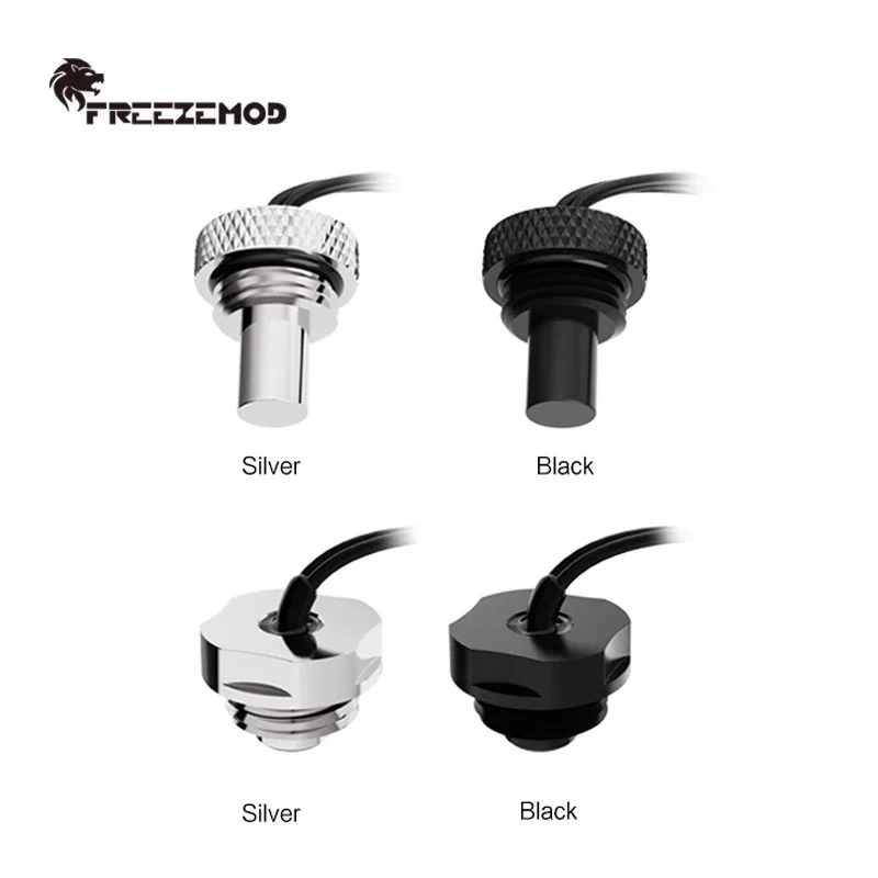 FREEZEMOD-enchufe final de medición de temperatura de refrigeración por agua, Sensor de termómetro 3950 10K, resistente al agua, corto o largo, DT-CWD DT-CWC - imagen 5