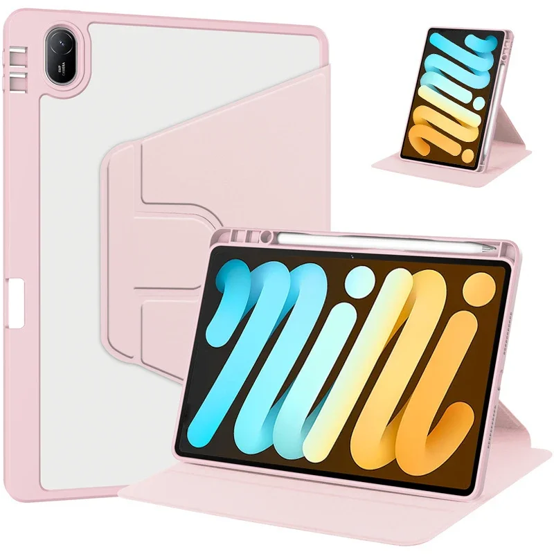 Para iPad Mini 7 Funda 2024 360 Funda acrílica giratoria Funda para iPad Mini 6 Funda para iPad Mini 7 Funda de 8,3 ''con portalápices - imagen 4
