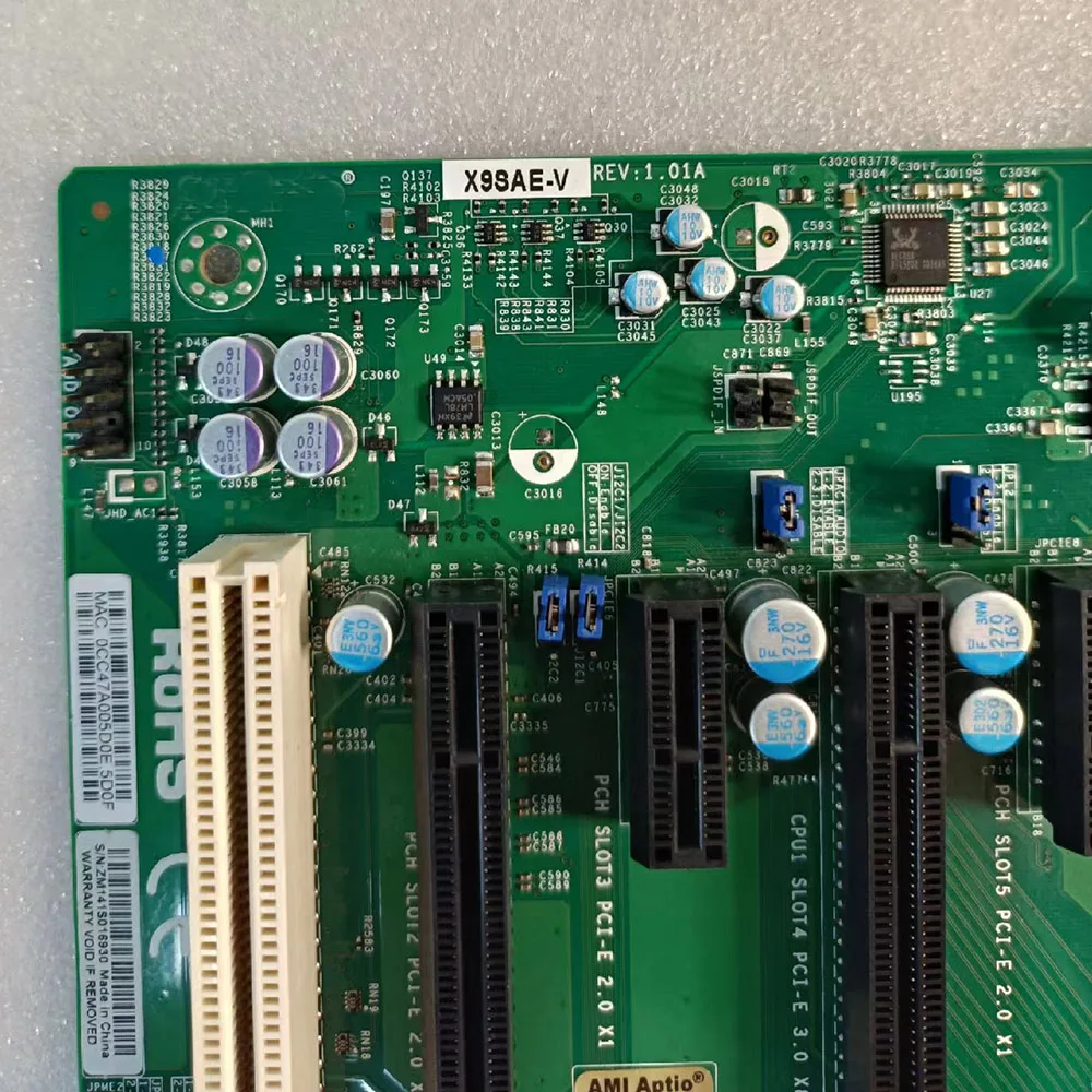 Placa base industrial LGA 1155 X9SAE-V REV:1