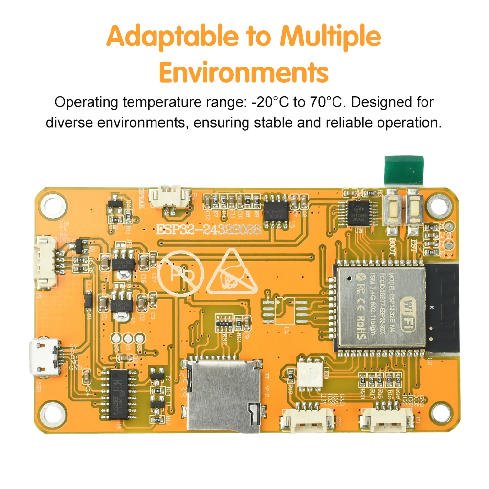 NerdMiner V2 Hashrate, Pantalla Inteligente, Crypto Solo, Lotería, Nerd Miner, Bitcoin Miner ESP32-2432S028, 355KH/s, Micro USB de 2,8 pulgadas - imagen 5