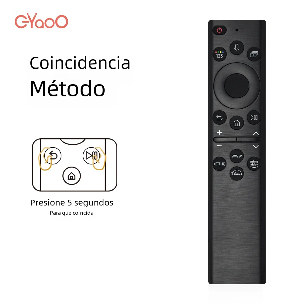 Mando a distancia Solar por voz para Samsung, mando a distancia de repuesto para Smart TV BN59-01385D, Compatible con Neo QLED Crystal UHD Series, BN59-01385D - imagen 4