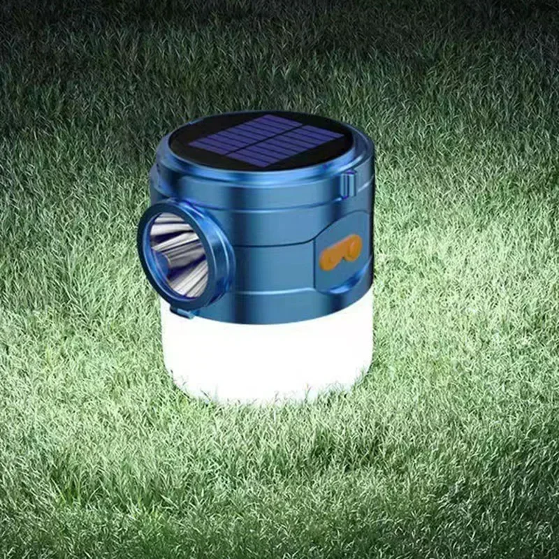 Luz Solar LED, lámpara de Camping, linternas portátiles impermeables, lámpara de tienda recargable por USB, luces de emergencia, bombilla de ahorro de energía - imagen 5
