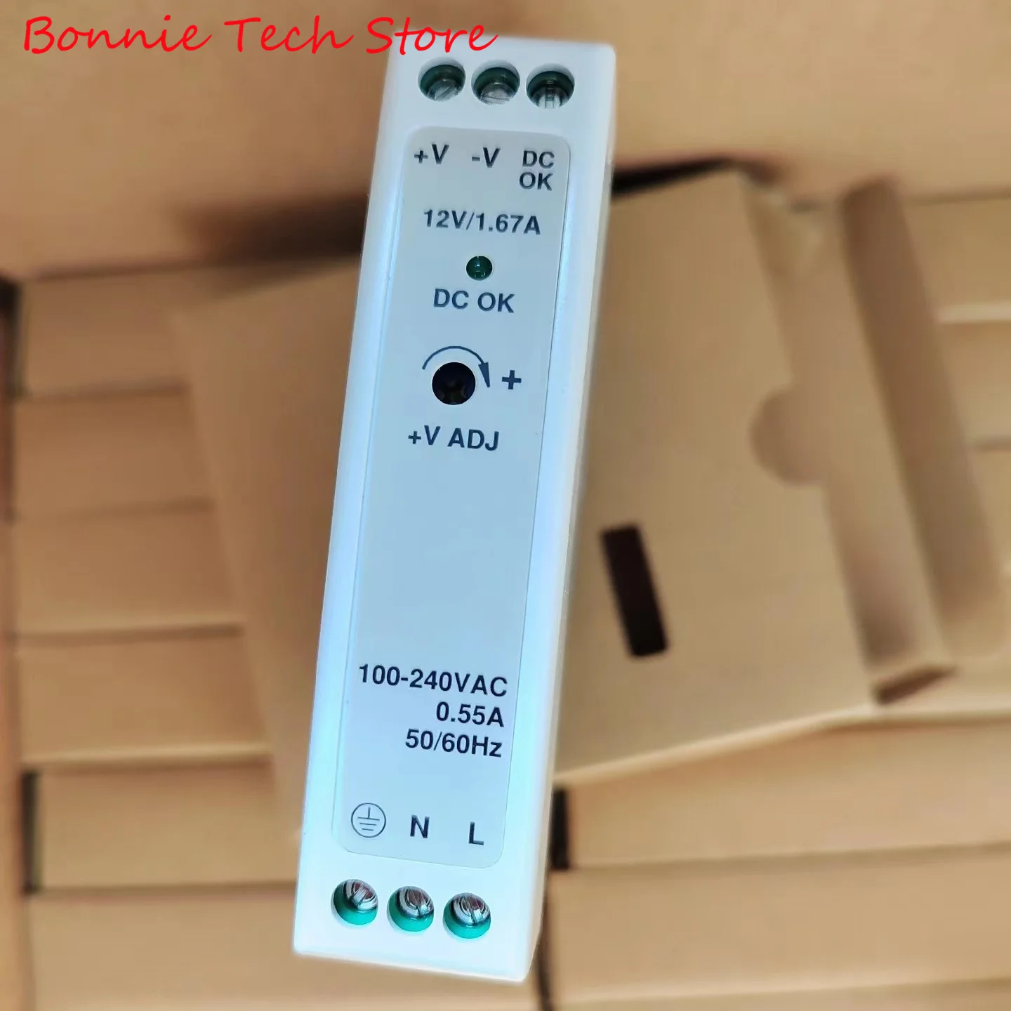 MDR-20-12 para MEAN WELL Fuente de alimentación industrial de carril DIN de salida única de 20 W - imagen 3