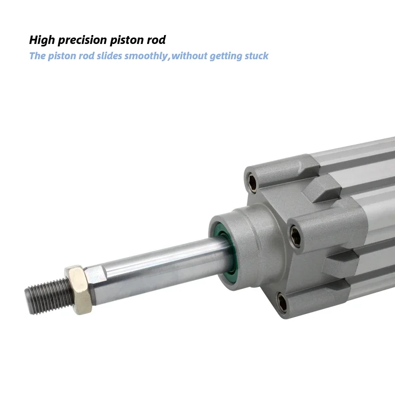 Cilindro de aire estándar de aluminio serie DNC63, cilindro neumático de doble efecto DNC-63-50-PPV-A - imagen 3