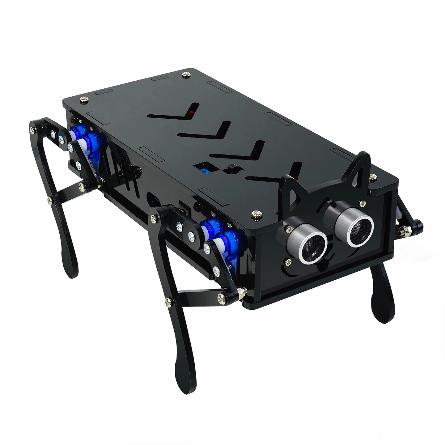 Robot biónico mecánico de 4 patas para perros, aprendizaje programable inteligente, Robots con Control remoto, Kit electrónico DIY para mascotas - imagen 5