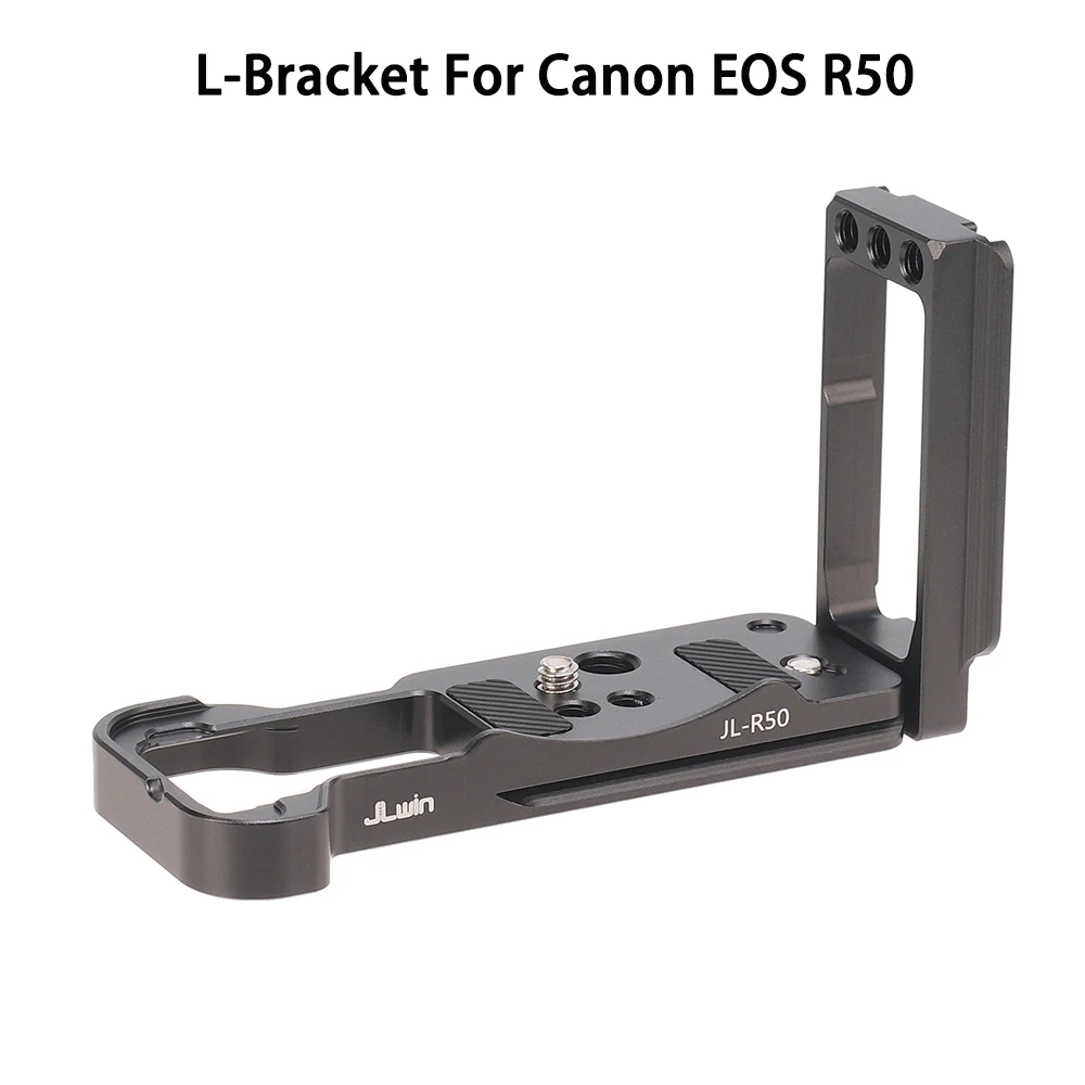 Soporte en L de Metal para Canon EOS R50 Vlogging, Kit de trípode, soporte de placa en L, agarre de mano, placa QR, accesorios para cámara de fotografía - imagen 2