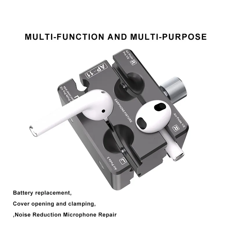 MIJING AP-11 accesorio de auriculares para 1/2/3 Pro 1/2 cubierta de repuesto de batería sujeción reducción de ruido Micro Clip de reparación - imagen 4