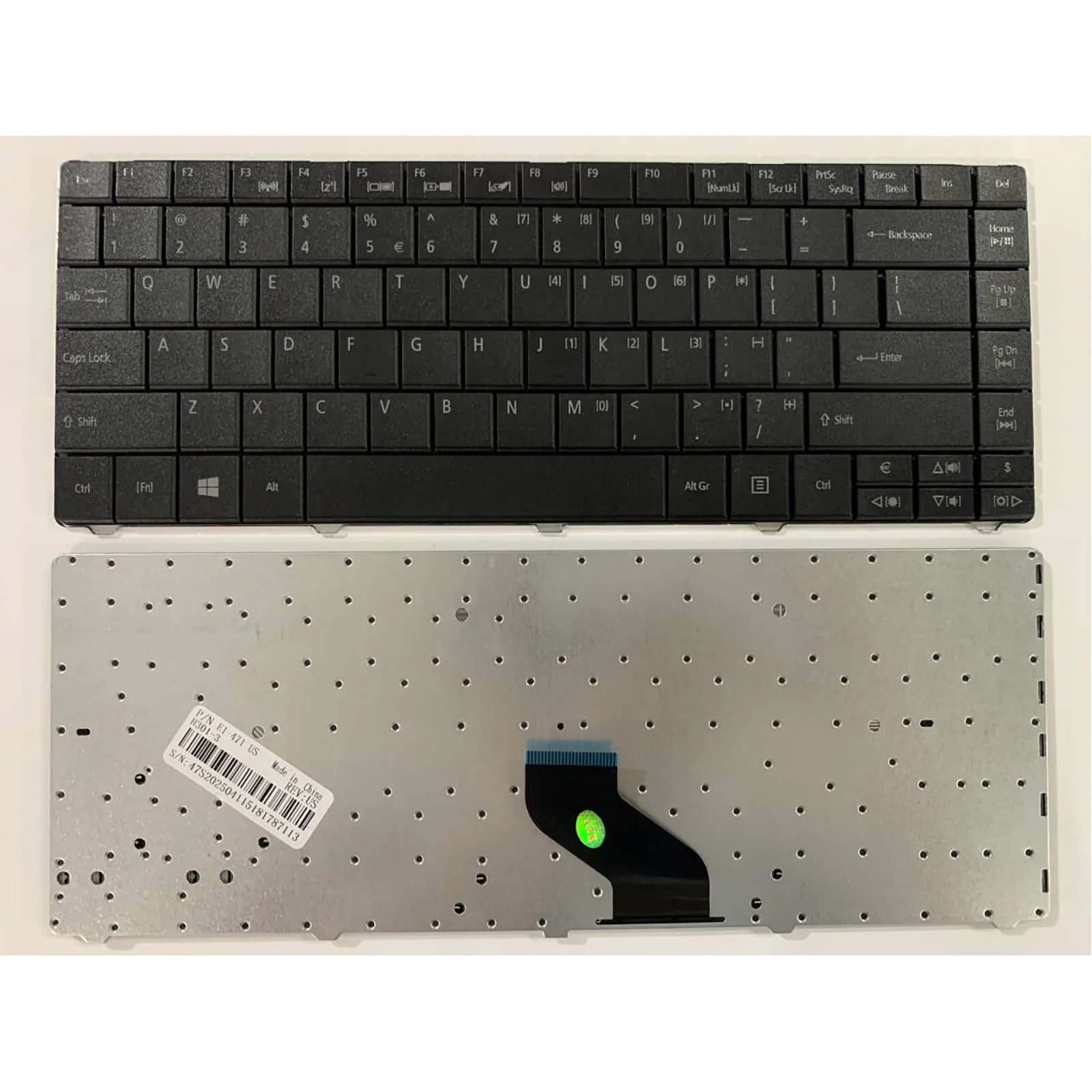Teclado de ordenador portátil con diseño estadounidense para Acer Aspire E1-471G E1-421G E1-431G E1-471 E1-431 E1-421 E1-421G E1-431 E1-431G E1-471 E1-471G