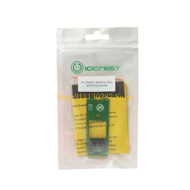 J1HC NGFF (para M.2) a adaptador para M.2 Tarjeta convertidor SATA3 7pin 6 Gbps